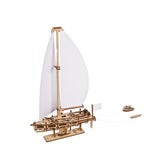 UGears Ocean Beauty Yacht | 3D Wooden Mechanical Puzzles | STEM Building & Engineering Kits