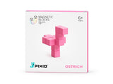 PIXIO Pink Ostrich - 13 Magnetic Blocks