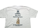 "WARNING: May Start Explaining Gears at Any Moment" – UGears Fan Tee for Kids & Adults
