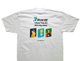 “I Make Tiny Art With Big Ideas” – PIXIO Mini Masterpiece T-Shirt (Youth & Adult)