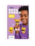 PIXIO Cute Cubes - Yellow Animals Magnetic Blocks | Magnetic Building Toy & STEM Construction Set + Free App