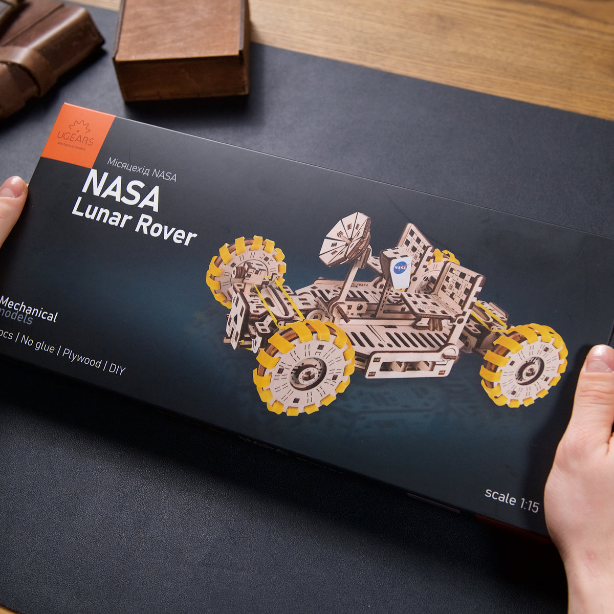 Mini Rover Lunar UGears NASA Lunar Rover STEM Models | Wooden Mechanical Engineering ...