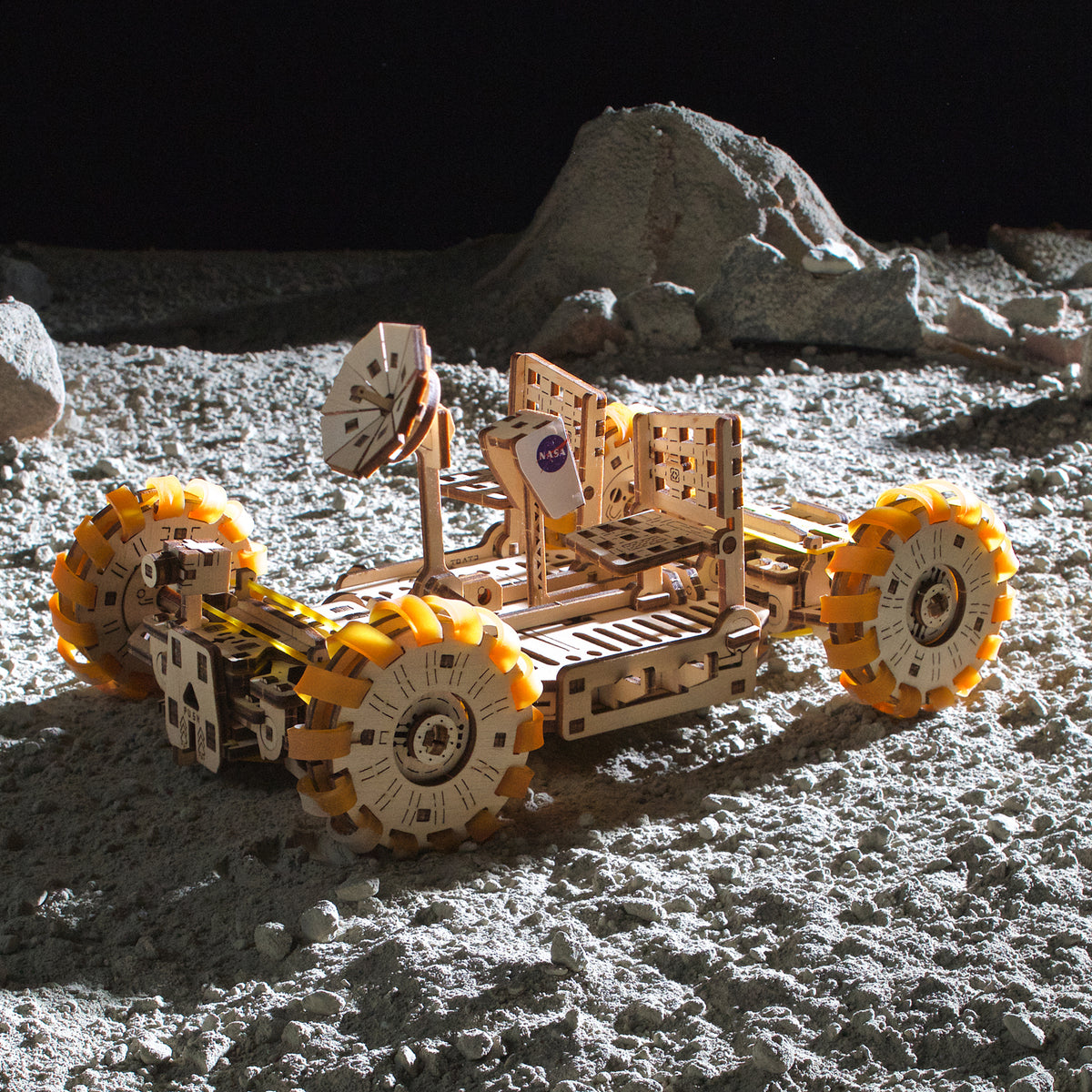 Nasa Rover Toy UGears NASA Lunar Rover STEM Models | Wooden Mechanical Engineering ...