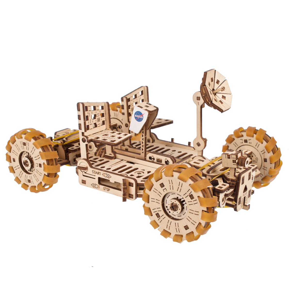 Nasa Rover Toy UGears NASA Lunar Rover STEM Models | Wooden Mechanical Engineering ...