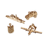 UGears U-Fidgets Invincibility | 3D Wooden Mechanical Puzzles | STEM Building & Engineering Kits