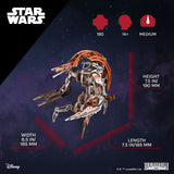 UGears Droideka™ Star Wars™ Collection | 3D Wooden Mechanical Puzzles | STEM Building & Engineering Kits