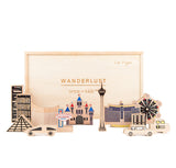 Once-Kids Wanderlust LAS VEGAS – Wooden Building Blocks Set | Eco Toy for Kids & Creative Construction