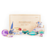 Once-Kids Wanderlust SPACE – Wooden Building Blocks Set | Eco Toy for Kids & Creative Construction