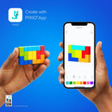 PIXIO TETRIS® Magnetic Blocks | Magnetic Building Toy & STEM Construction Set + Free App