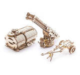 UGears Additions for Truck "UGM-11" (Tanker, Fire Ladder and Chassis)  | 3D Wooden Mechanical Puzzles | STEM Building & Engineering Kits