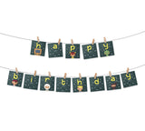 BABAI Birthday Decorations - Flags "Heroes"