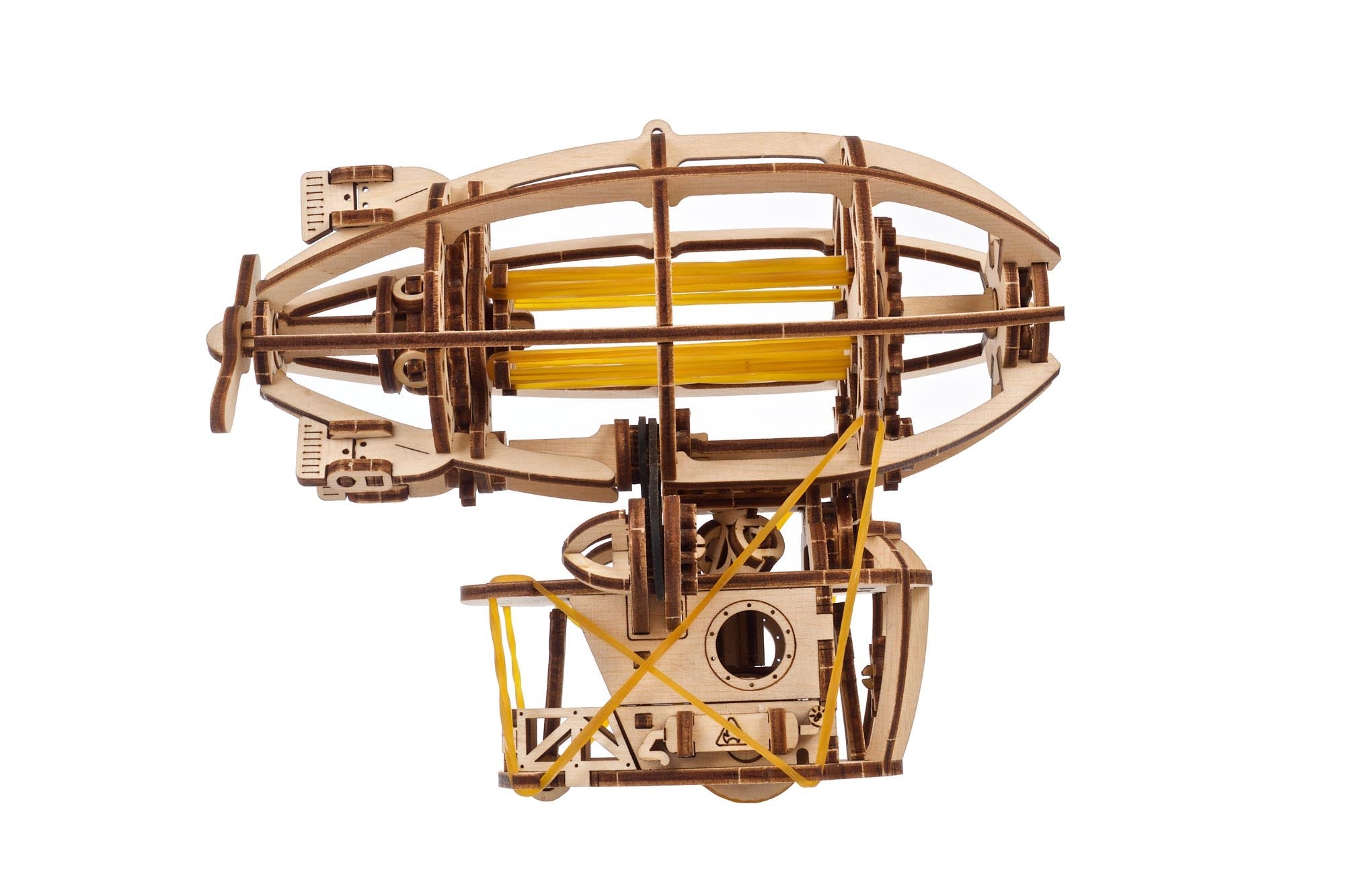 Steampunk Airship Wooden Mechanical Model 3d Wooden Mechanical