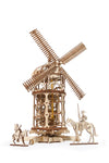 UGears Mechanical Wooden Model 3D Puzzle Kit Tower Windmill