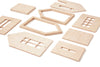BABAI Wooden Dollhouse w Magnets Size S Natural Color 3+