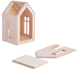 BABAI Wooden Dollhouse w Magnets Size S Natural Color 3+