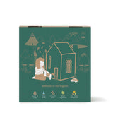 BABAI Wooden Dollhouse w Magnets Size S Natural Color 3+