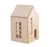 BABAI Wooden Dollhouse w Magnets Size M in Natural Finish 3+