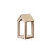BABAI Wooden Dollhouse w Magnets Size M in Natural Finish 3+