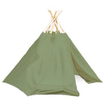 BABAI Cotton Play Tent in Green Khaki Color