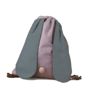 BABAI Cotton Backpack "Rabbit" in Blue Color