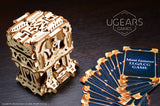 UGears Games Wooden Mechanical Model Kit Deck Box