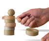 BABAI Wooden Balancing Game DARUMA in Khaki Color 3+