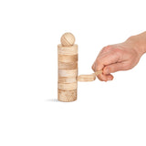 BABAI Wooden Balancing Game DARUMA in Natural Finish 3+