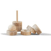 BABAI Wooden Balancing Game DARUMA in Natural Finish 3+