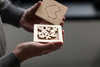 BABAI Wooden Tic-Tac-Toe "Love is..." Game Set in a Box on Magnets