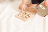 BABAI Wooden Tic-Tac-Toe "Love is..." Game Set in a Box on Magnets