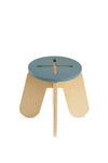 BABAI Wooden Kids Stool X in Blue Color for 18m-7yrs