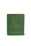 BABAI Wooden Kids Stool X in Khaki Color for 18m-7yrs