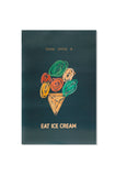 BABAI Wall Decoration - Poster "Keep Smile and Eat Ice Cream"