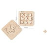 BABAI Wooden Tic-Tac-Toe "Love is..." Game Set in a Box on Magnets