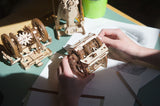 UGears Mechanical Wooden Model 3D Puzzle Kit STEM LAB Gearbox