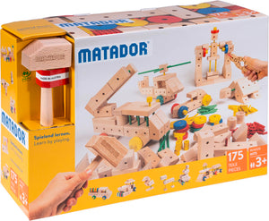 MATADOR Maker M175 175 pcs Wood Building Set 3+ age