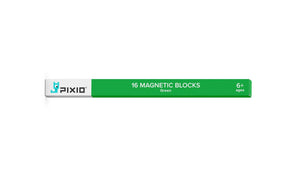 PIXIO 16 green magnetic blocks compatible with any PIXIO set