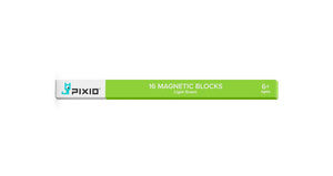 PIXIO 16 light green magnetic blocks compatible with any PIXIO set