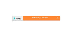PIXIO 16 orange magnetic blocks compatible with any PIXIO set