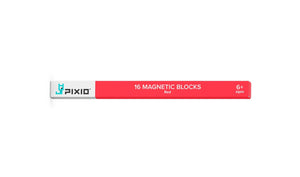 PIXIO 16 red magnetic blocks compatible with any PIXIO set