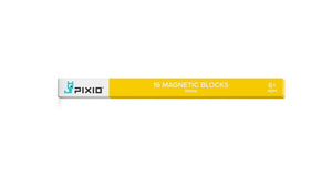 PIXIO 16 yellow magnetic blocks compatible with any PIXIO set