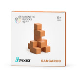 PIXIO Magnetic Blocks Light Brown Kangaroo Color Series