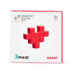 PIXIO Magnetic Blocks Red Heart Color Series