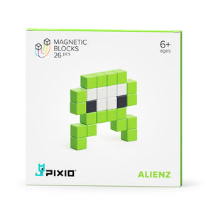PIXIO Magnetic Blocks Mini Monsters Story Series Alienz Box
