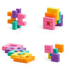 PIXIO Abstract Series NEON 60 Magnetic Blocks in 5 colors, 6+ ages
