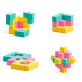 PIXIO Abstract Series SWEET 60 Magnetic Blocks in 3 colors 6+ ages