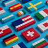 PIXIO Magnetic Blocks Flags and Free Mobile Application with Building Ideas