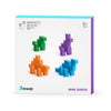 PIXIO Story Series Mini Dinos 80 magnetic blocks 4 colors 6+ ages