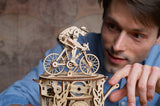 UGEARS Mechanical wooden Model Automaton Cyclist