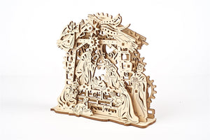 UGears Wooden Mechanical Model Kit Nativity Scene Christmas